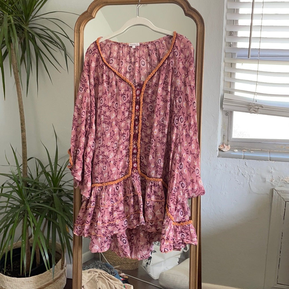 Poupette St Barth Poncho Bobo Ruffled Dress